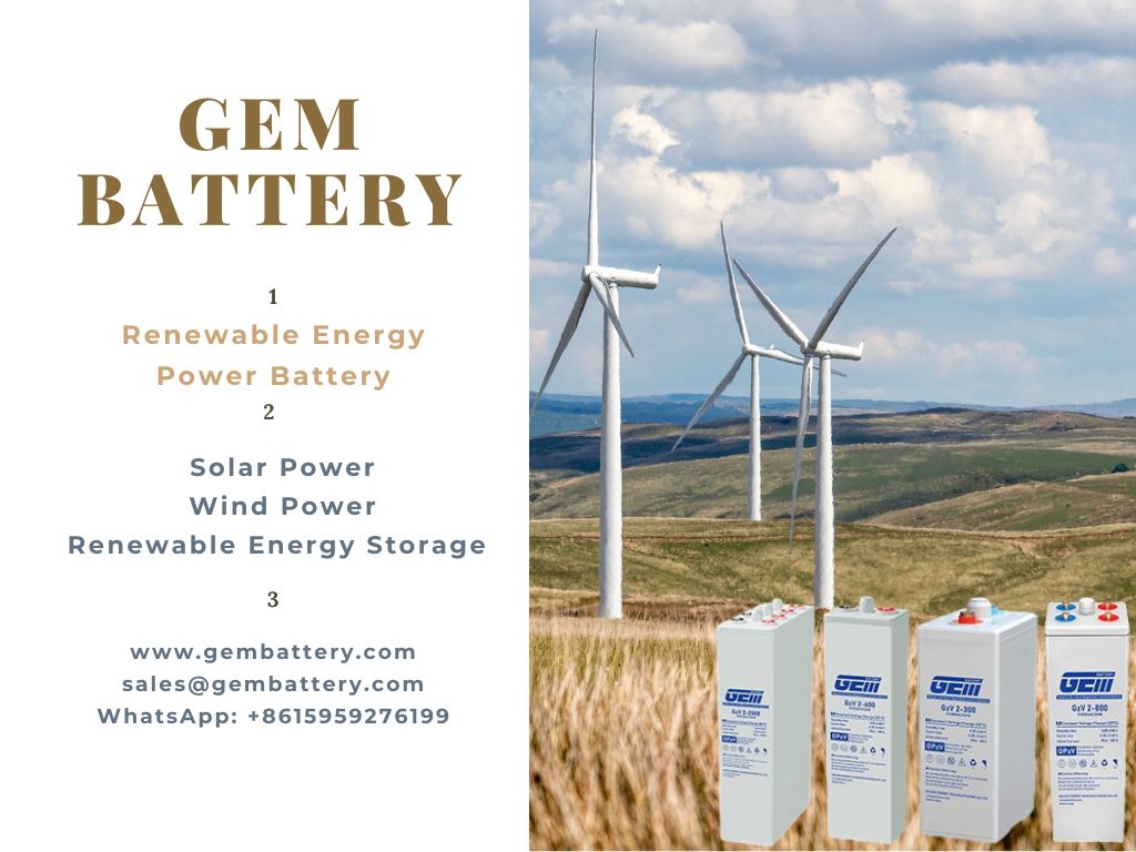 batterie di energia rinnovabile