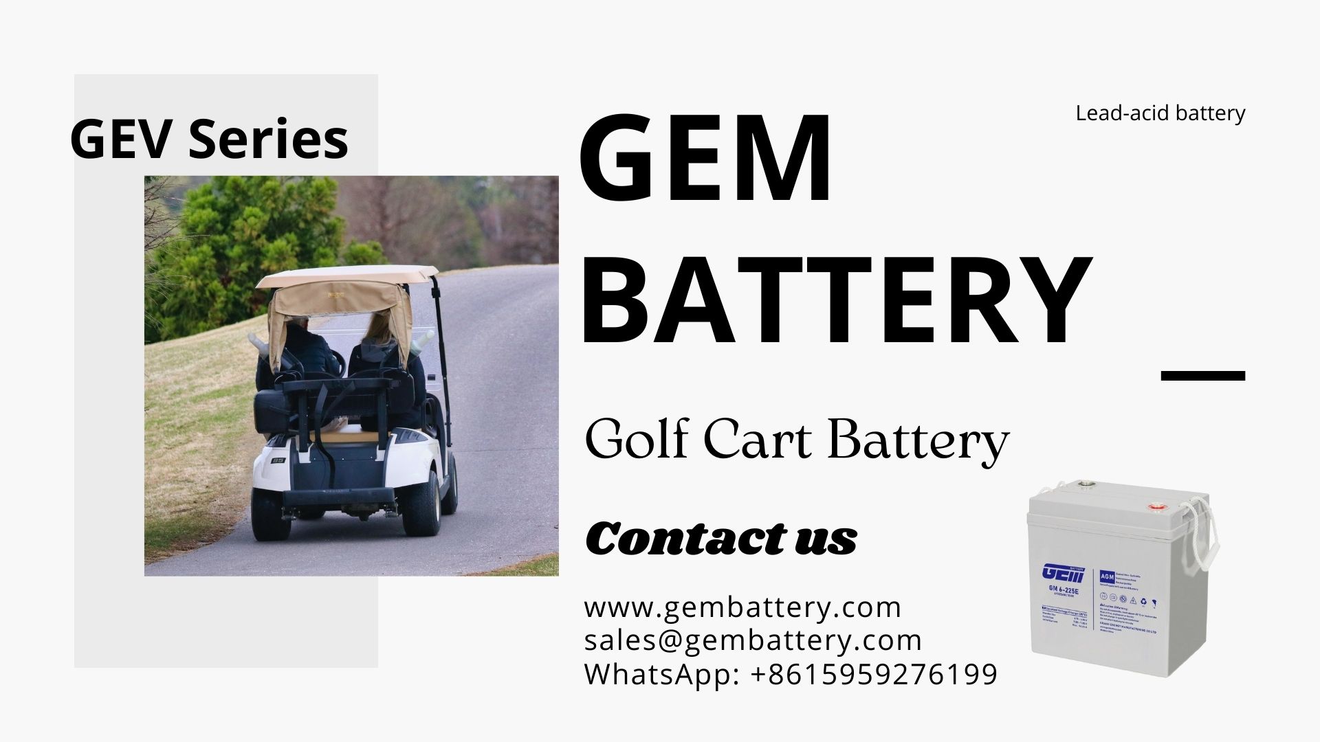 produttore di batterie per carrelli da golf