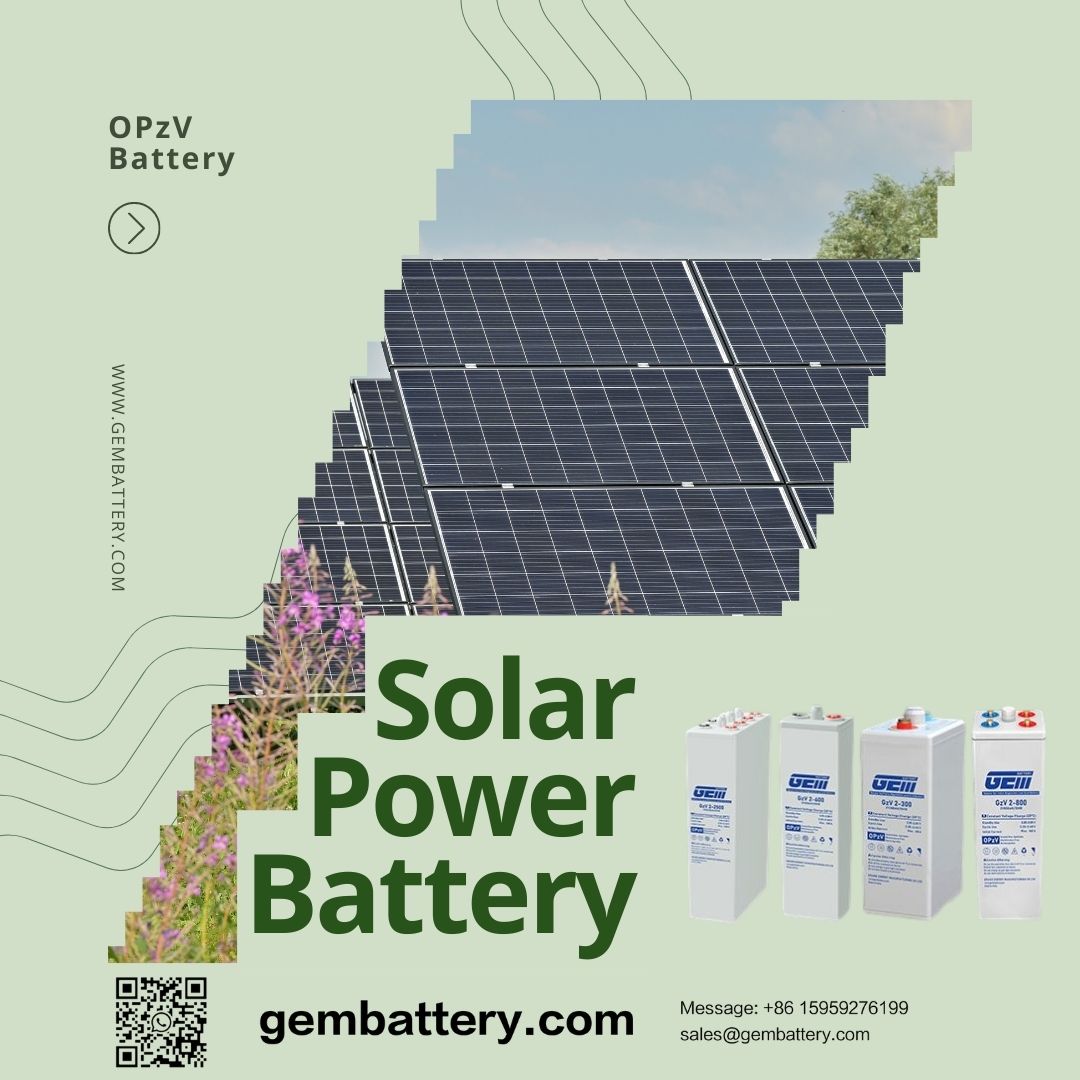 Batteria GEM Batteria solare ad alta capacità