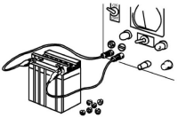 Caricare la batteria con un caricabatterie