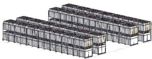 un set di unità batteria