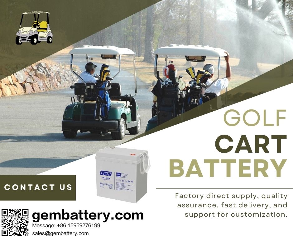 batteria del carrello da golf