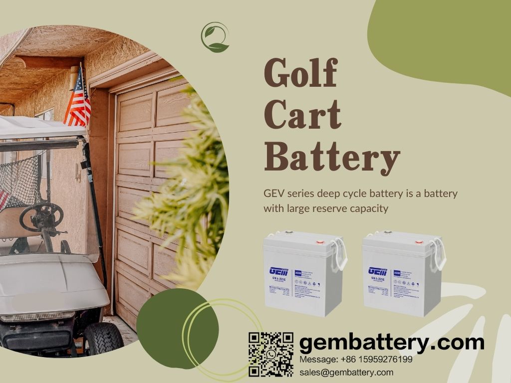 batteria del carrello da golf