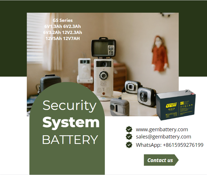 batteria del sistema di sicurezza domestica