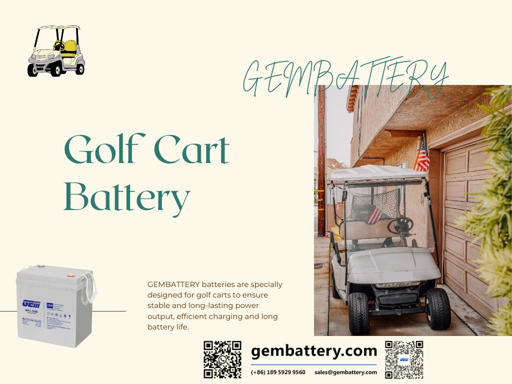 batteria del carrello da golf