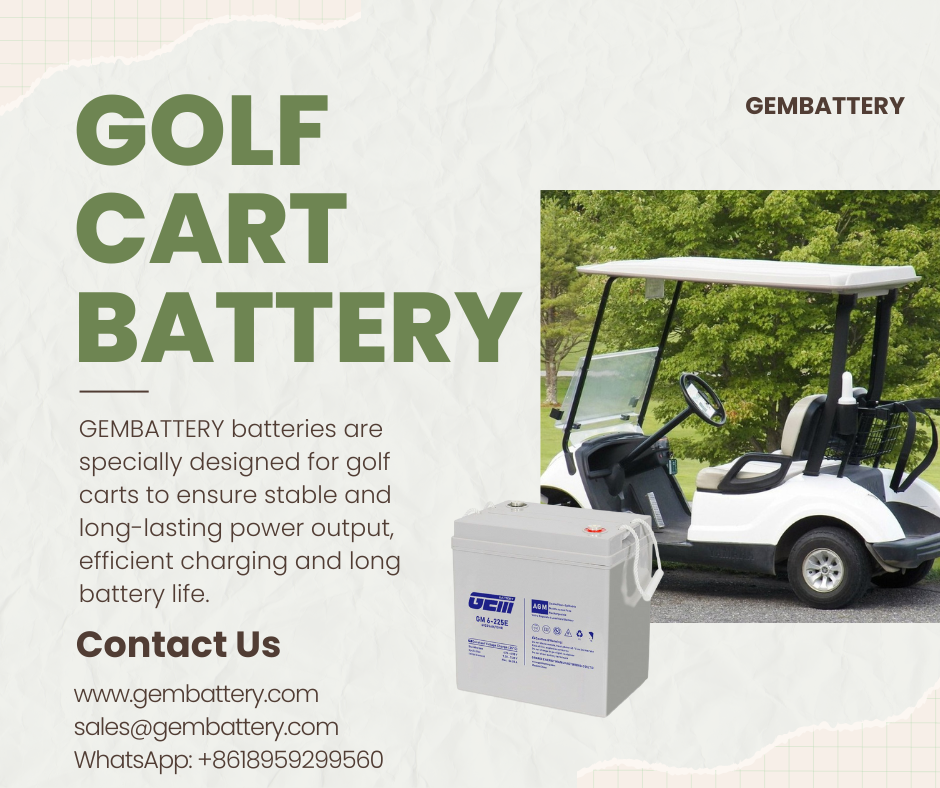 batteria del carrello da golf