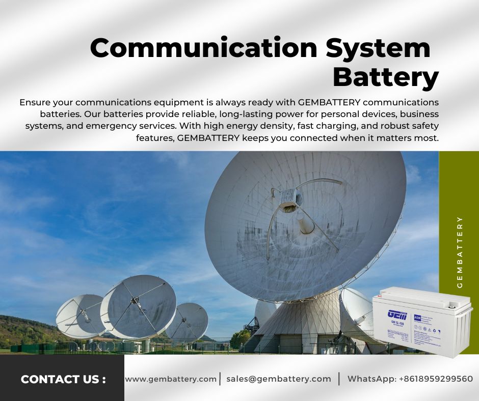 batteria del sistema di comunicazione