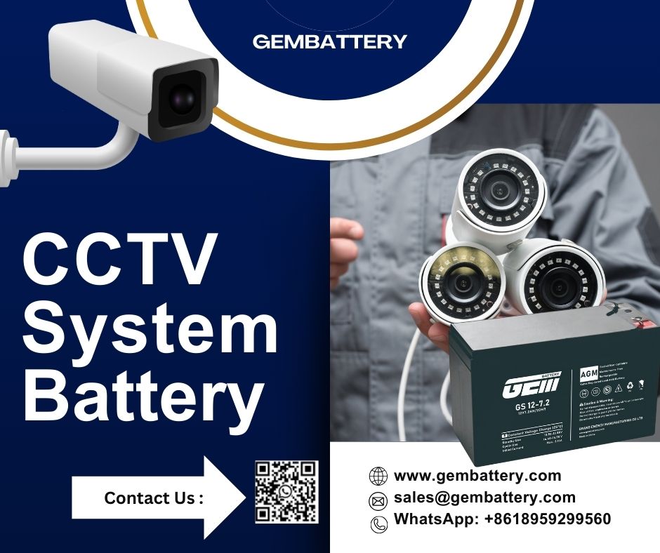 CCTV system battery