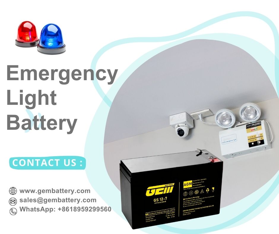 emergency light battery emergency light battery