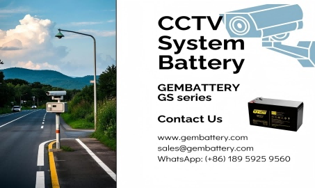 Resistenza estrema, lunga durata della batteria, facile manutenzione! Batteria CCTV GEMBATTERY