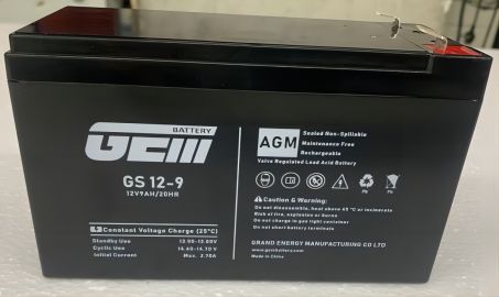 Batteria UPS ad alta velocità GS12-9 (GHR 1239 W / 15 minuti a 1,60 VPC)