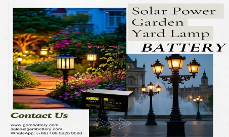 Proteggi la luce delle stelle nel cortile tutto il giorno, la batteria della lampada da giardino solare GEMBATTERY illumina il rituale della vita
