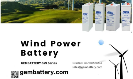 Le batterie GEM forniscono un supporto energetico di lunga durata per le basi dei mulini a vento