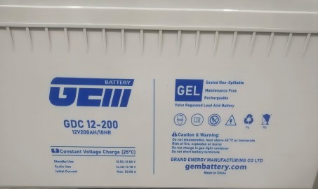 Batteria al gel di silice SiO2 GDC12-200 (12V 200Ah)