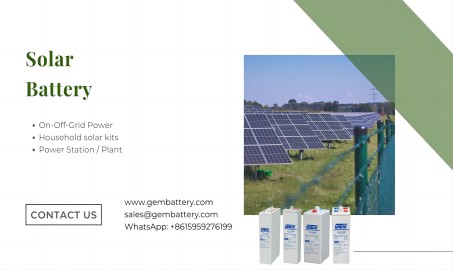 La serie di celle solari GEMBATTERY ti aiuta a muoverti verso un futuro sostenibile