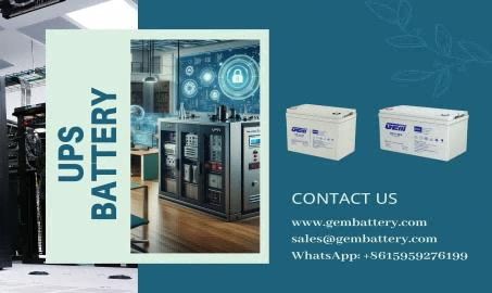 Le batterie UPS GEMBATTERY aprono una nuova era di alimentazione ininterrotta