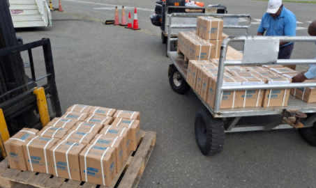La batteria UPS GM 12-55 è stata installata e sottoposta a debug nel sistema di alimentazione aeroportuale del cliente