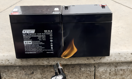 Test al fuoco su plastica ABS ignifuga UL-94 V0