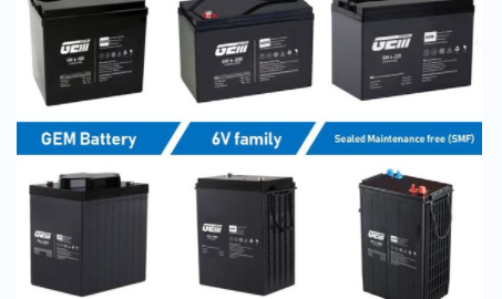 Batteria al gel 6V400AH per applicazioni polivalenti.