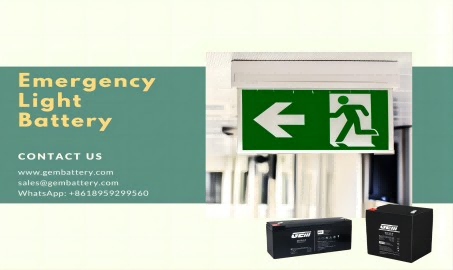 Illumina ogni momento di emergenza, batteria per luci di emergenza serie GEMBATTERY GS