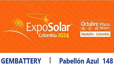 ExpoSolar Colombia 2024 GEMBATTERIA | Pabellon Azul 148