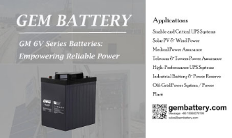 Batterie GEM I serie GM: potenza affidabile